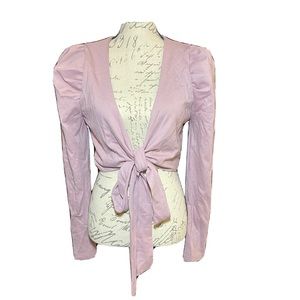 NWT Forever 21 Women’s Knit Top Long Sleeve Size Large Lilac
